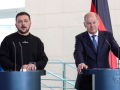Präsidenten der Ukraine, Wolodymyr Selensky und Bundeskanzler Olaf Scholz  in Berlin - 05/23