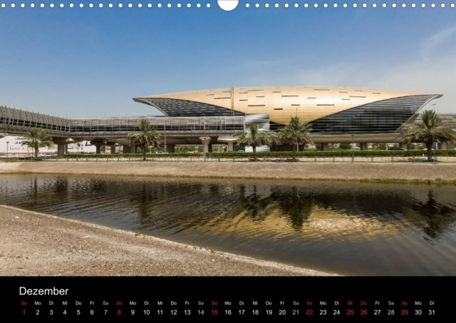 Faszination Dubai: Dezember: Metro Station Mall of the Emirates